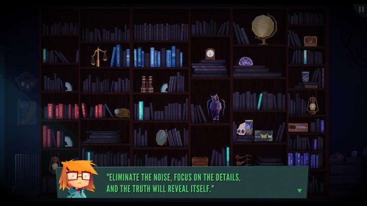 Jenny uses her keen senses to pick out the relevant details. Jenny LeClue - Detectivu, developed by Mografi.