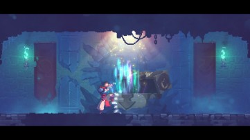 Careful, some treasure chests do you more harm than good... Dead Cells, developed by Motion Twin.